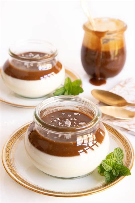 Salted Butterscotch Panna Cotta Recipe Gourmet Desserts Elegant