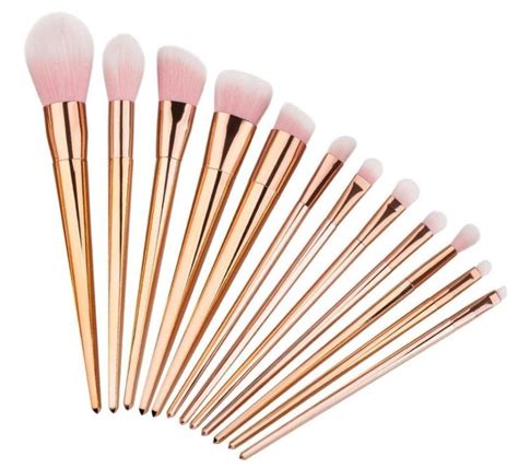 Rose Gold Makeup Brush Set Professional Brushes For Flawless Beauty