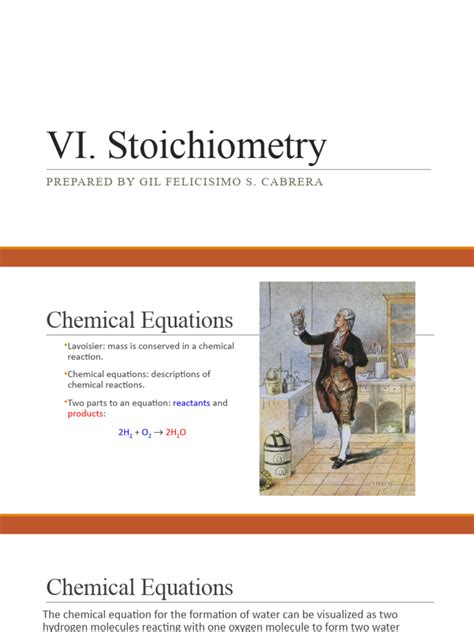 Chapter 6 Stoichiometry Download Free Pdf Mole Unit Stoichiometry