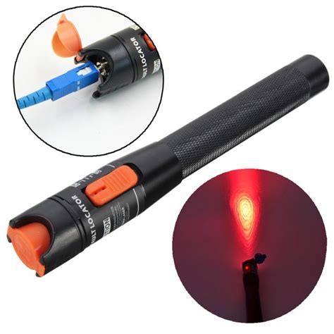 10mw 10km Fiber Optic Visual Light Laser Source Cable Fault Locator