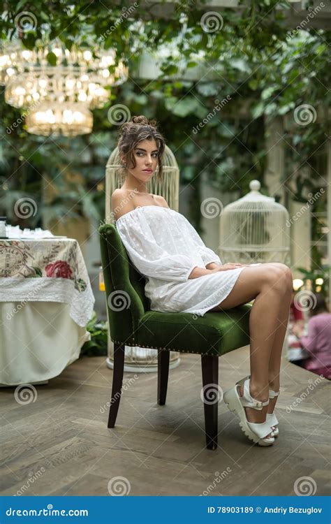 Brunette In The Interior Stock Image Image Of Gorgeous 78903189