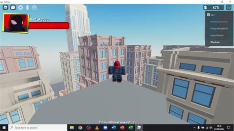 Miles Morales Swinging Animation In Roblox Youtube