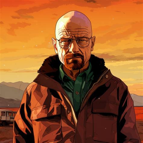 Premium Photo Breaking Bad Character By Kirk Tan 8k Resolution And