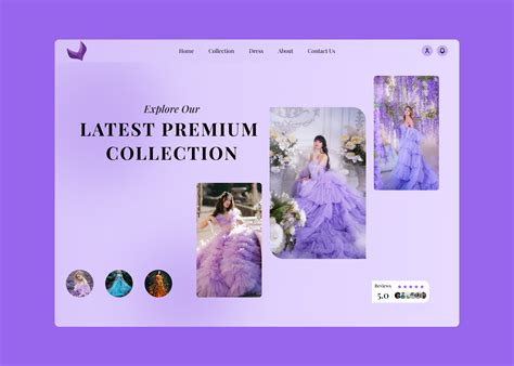 Elegant And Stylish Fashion Website Template Figma