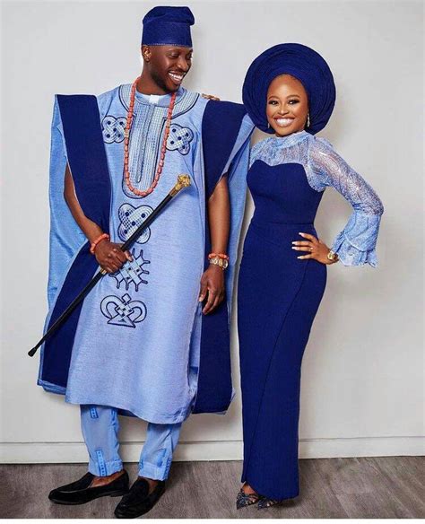 African Couples Dress,Yoruba Traditional Wears,African Clothing For ...