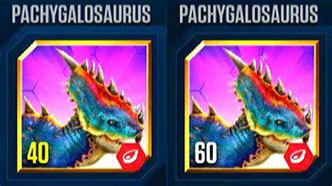 Pachygalosaurus Vs Pachygalosaurus Jurassic World The Game Youtube