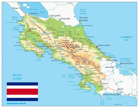 Mapa De Costa Rica Con Nombres Para Imprimir Mapas Costa Costa Rica Images And Photos Finder