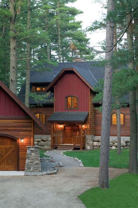 painted log cabin ideas - Vernie Danielson