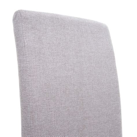 Esszimmerstuhl Latina Küchenstuhl Stuhl Stoff Textil creme beige helle Beine Swisshandel