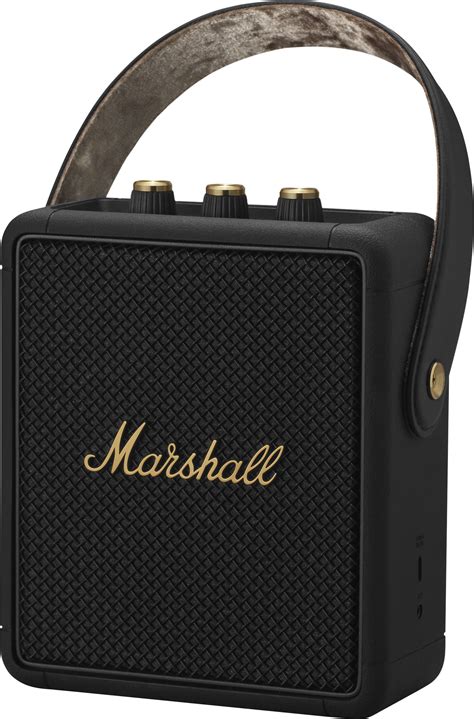 Marshall Stockwell II Portable Bluetooth Speaker Black/Brass 1005544 ...