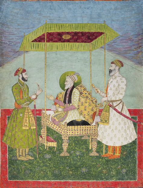 The Emperor Aurangzeb Enthroned Mughal India Circa 1730 Christies