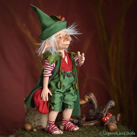 Boy Doll Elf Porcelain Figurine FÉlix Art Doll Elf Doll Art Dolls Boy Doll