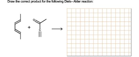 Solved Draw The Correct Product For The Following Diels Alder Reaction