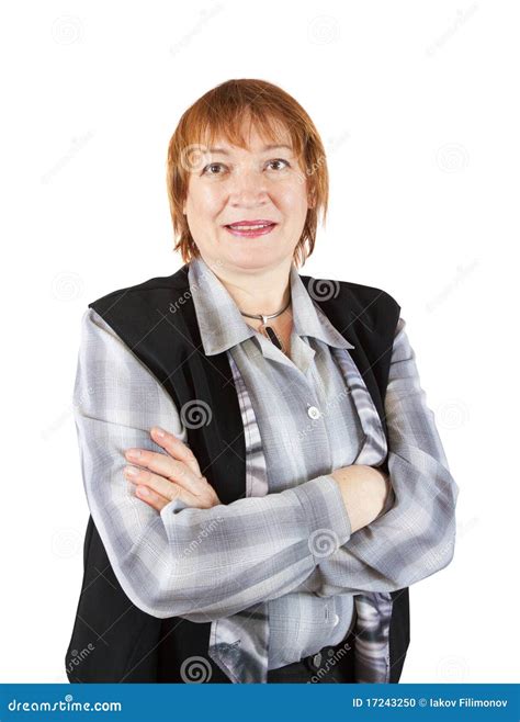 Senior Businesswoman Portrait Stock Photo Image Of Person Occupation