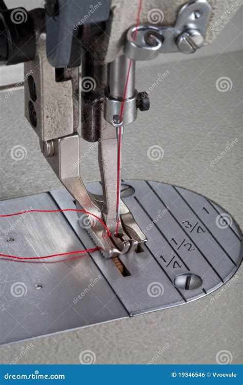 Machine To Sew Leather Stock Photo Image Of Machinery 19346546