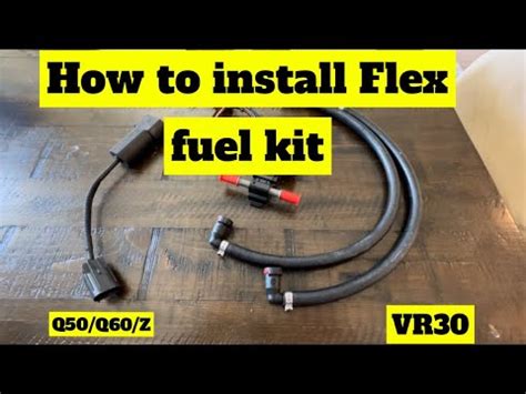 How To Install Flex Fuel Kit On Q Q Z Youtube