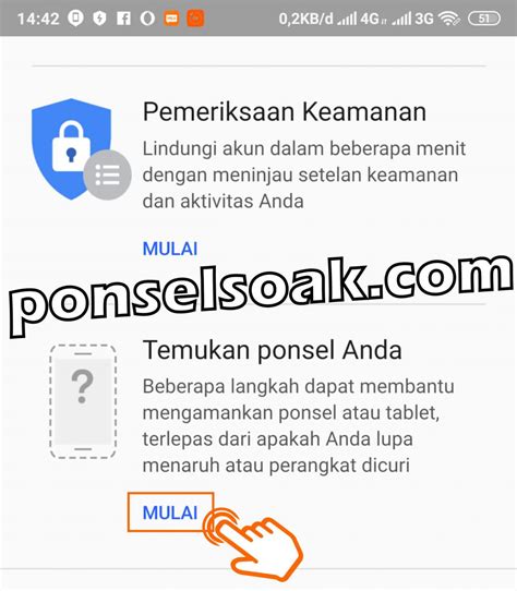 Cara Melacak Hp Hilang Lewat Email Gmail Terbaru