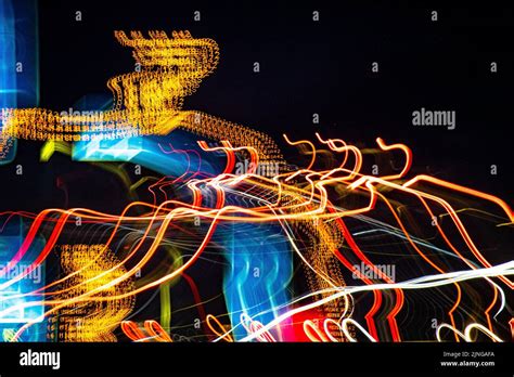 Long Exposure Light Movement Stock Photo Alamy