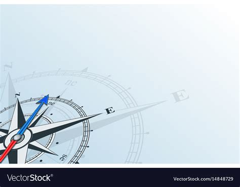 Compass northeast background Royalty Free Vector Image