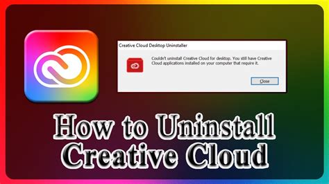 How To Uninstall Adobe Creative Cloud Adobe YouTube