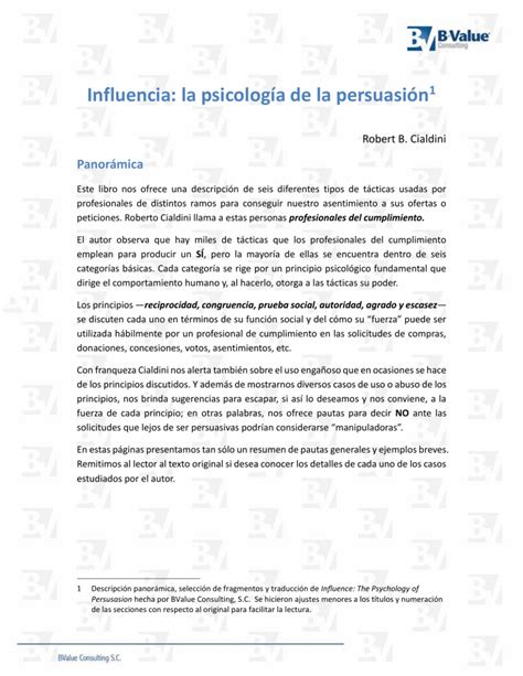 influencia la psicologia de la persuación