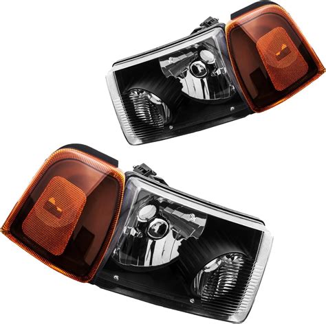 Amazon KAC Headlights Assembly Headlight Assembly Set Pair