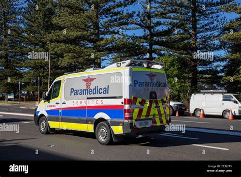 Australian Paramedic Ambulance In Sydney Nsw Australia Stock Photo Alamy