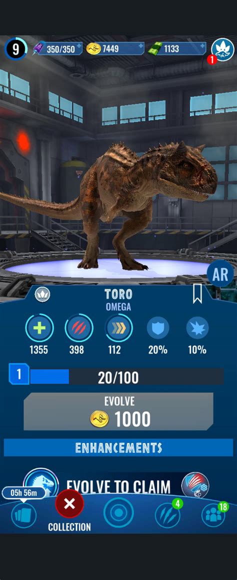 Omega Toro : r/JurassicWorldAlive