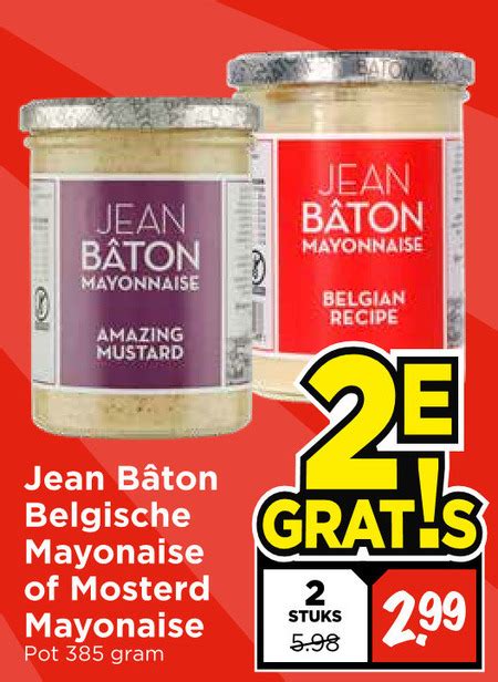 Jean Baton Mayonaise Folder Aanbieding Bij Vomar Details