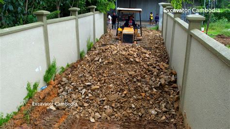 Amazing Building Foundation New Village Road By Bulldozer Bj