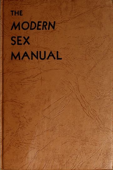 The Modern Sex Manual Podolsky Edward 1902 Free Download Borrow