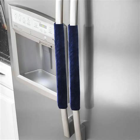 A Pair Refrigerator Handle Cover Kitchen Appliance Refrigerator Cover ...