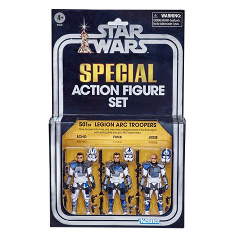 501st Legion ARC Troopers Action Figure 3-Pack Vintage Collection ...