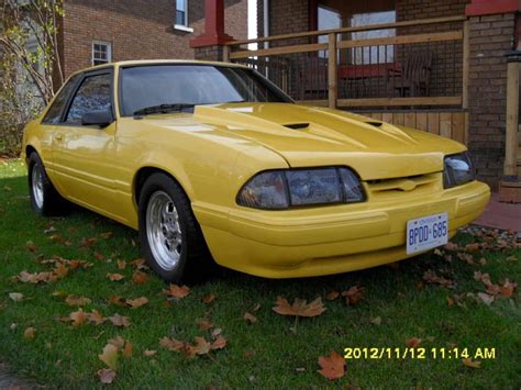 1989 Mustang Yellow Mustang 1989 Ford Hd Wallpaper Peakpx