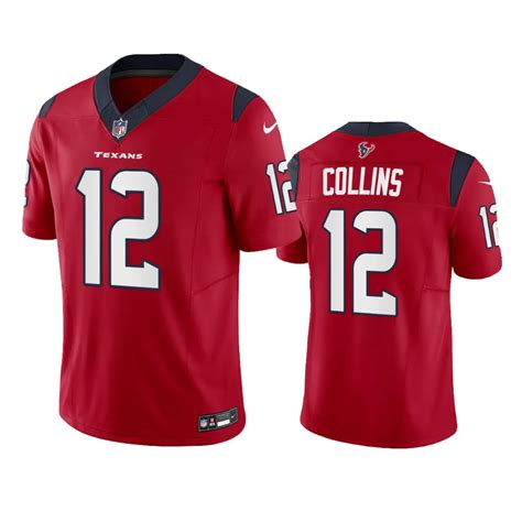 Houston Texans Nico Collins Red Vapor F U S E Limited Jersey Men