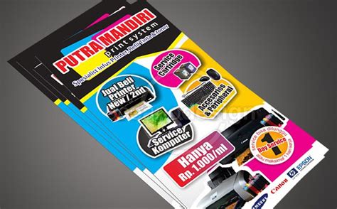 Desain Brosur Service Printer Jasa Desain Grafis Jogja