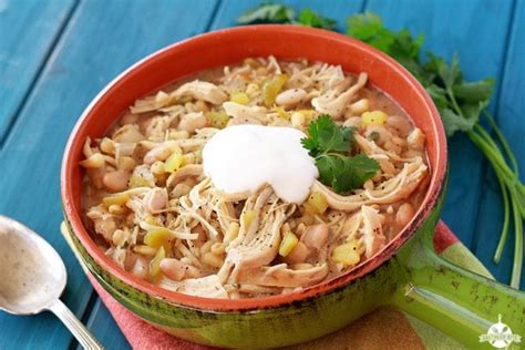 Slow Cooker Ranch White Chicken Chili Southern Bite