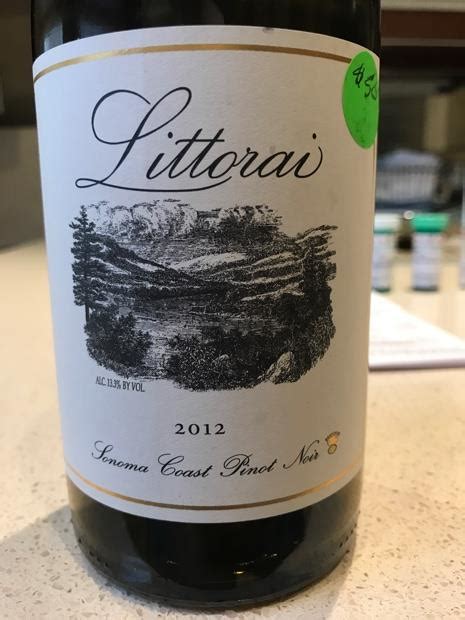 Littorai Pinot Noir Cerise Vineyard Usa California North Coast