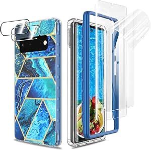 Jeylly Google Pixel 6 Pro 5G Case Heavy Duty Shockproof Cover With 2