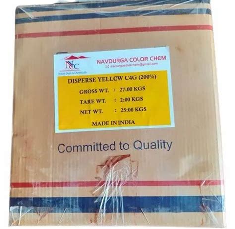 Textile Disperse Yellow C G Dyes Powder Box At Kg In Thane Id