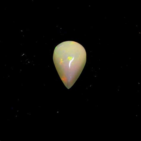 Cts Natural Ethiopian Welo Fire Opal Pear Cabochon Loose Gemstone