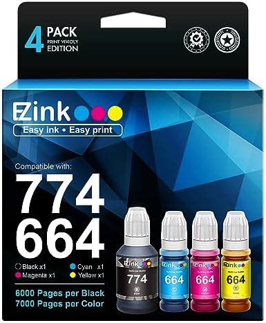 Amazon Transpex Compatible Ink Bottle Replacement For 774 664 Ink