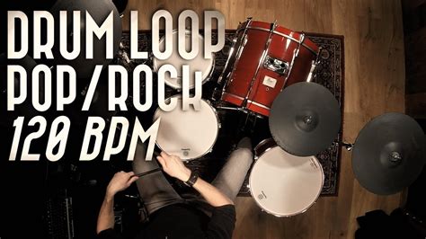 Drum Loop 120 Bpm Poprock Youtube