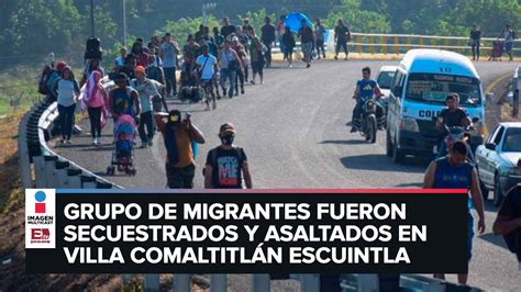 Asaltan A Migrantes Que Buscaban Unirse A Caravana En Escuintla