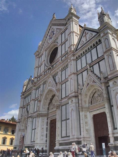 Santa Croce Florence Italy Burial Place Of Some Of The Most