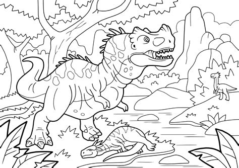 Free To Download Carnotaurus Cute Dinosaurs Coloring Pages Coloring Sexiz Pix