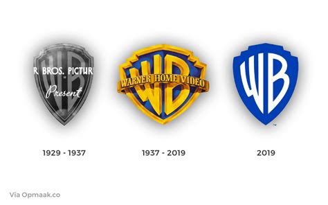 Warner Bros' logos over its lifetime : r/Design