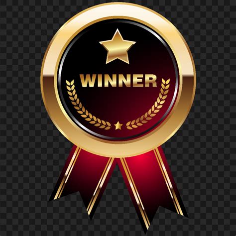 FREE Winner Medal Logo Label PNG | Citypng