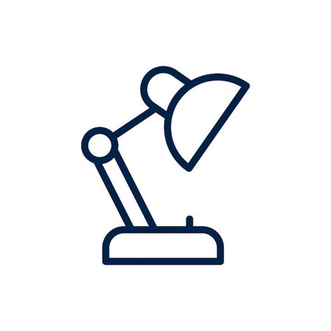 Premium Vector Desk Lamp Vector Icon Illustration