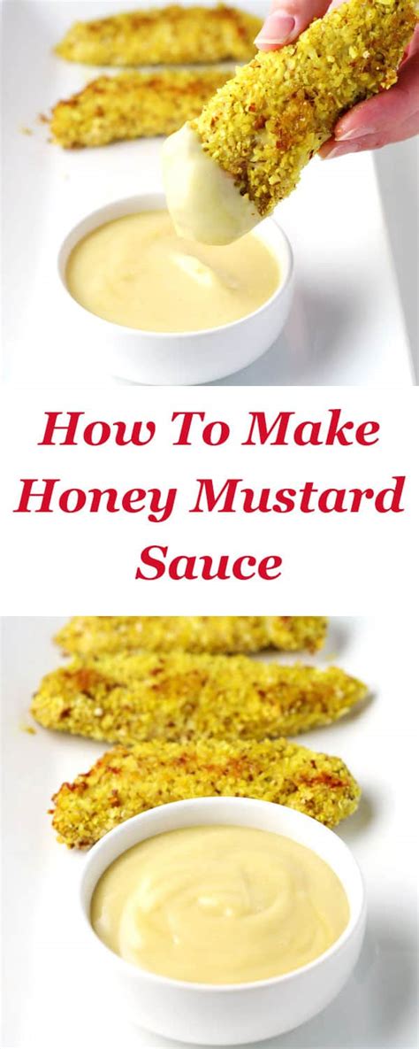 How To Make Honey Mustard Sauce Tastefulventure